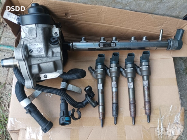 Дюзи 0445110616, ГНП 0445010517 и рейл 0445214135 за BMW 2.0D N47