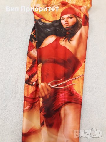 Златен клин с мадама и жезъл. ефектен принт. Дълъг , еластичен, елегантен. , снимка 10 - Клинове - 37408164