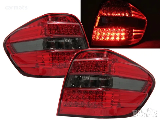 Диодни стопове за Mercedes ML W164 (2005-2011) - опушени