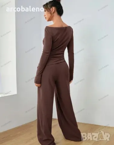 Модерен дамски комплект от две части, 4цвята , снимка 14 - Комплекти - 48441570