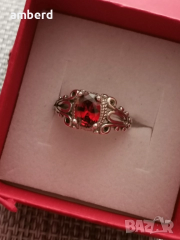 Нежен и елегантен сребърен пръстен - модел R083, снимка 3 - Пръстени - 51986817