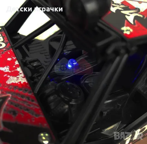 Джип с дистанционно метален, за офроуд, с големи гуми , снимка 7 - Коли, камиони, мотори, писти - 49718120