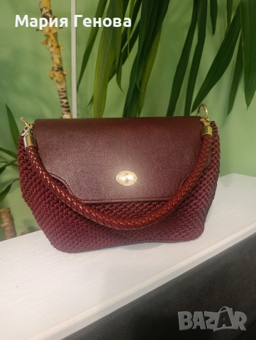 ръчно изработена дамска чанта , снимка 2 - Чанти - 54207460