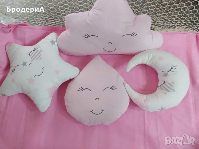 Декоративни възглавнички за бебешко легло /кошара , снимка 9 - Други - 28339703