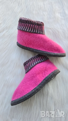 Детски пантофи - вълна №34 НОВИ, снимка 2 - Детски пантофи - 52859180