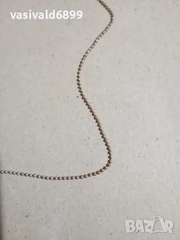 Сребърно синджирче , снимка 3 - Колиета, медальони, синджири - 48253244