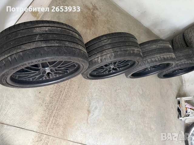 22” Breyton Spirit II оригинални джанти с гуми спорт пакет BMW X5 X6 E70 E71 F15 F16 F85 F86, снимка 4 - Гуми и джанти - 54175283