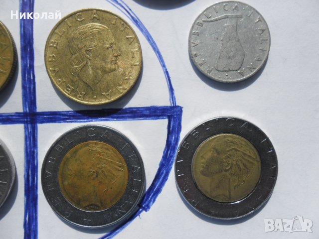 Лот монети Италия , лири, снимка 11 - Нумизматика и бонистика - 30397674