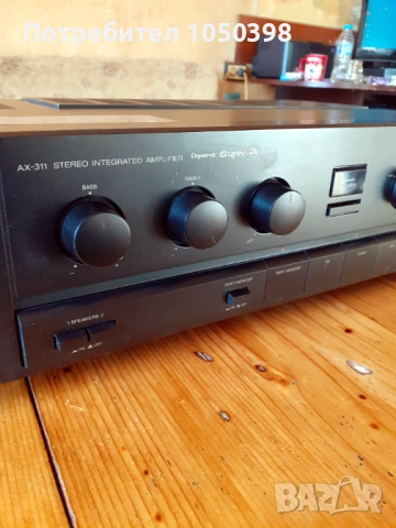 Прекрасен усиловател JVC AX-311 BK Dynamic SUPER A- Японска мощна машина., снимка 4 - Ресийвъри, усилватели, смесителни пултове - 53173136