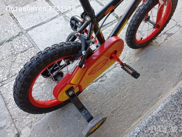 Детско колело 14" за дете 4-6 г. (1-120см), снимка 4 - Детски велосипеди, триколки и коли - 54111074