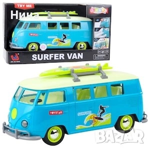 Ван Surfer Van, със звукови и светлинни ефекти и отварящи се врати , снимка 8 - Коли, камиони, мотори, писти - 54269768