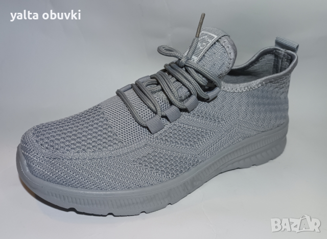 Дамски олекотени маратонки, текстил, снимка 1