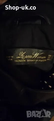 Яке естествена кожа ZARA, снимка 16 - Якета - 47624619