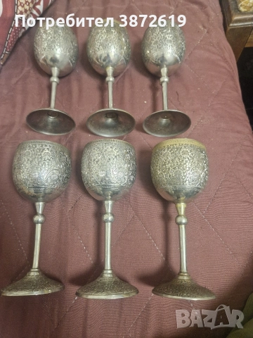 Антични чаши за вино - пълен комплект