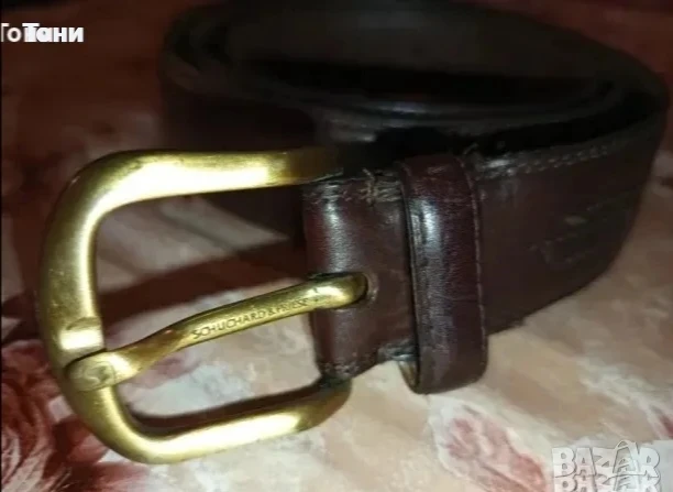 SCHUCHARD & FRIESE Оригинал Нов Мъжки Колан от Естествена Кожа 125см. , снимка 3 - Колани - 51251922