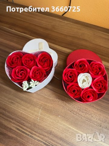 Уникални подаръци с ароматни сапунени рози, снимка 2 - Изкуствени цветя - 39883295