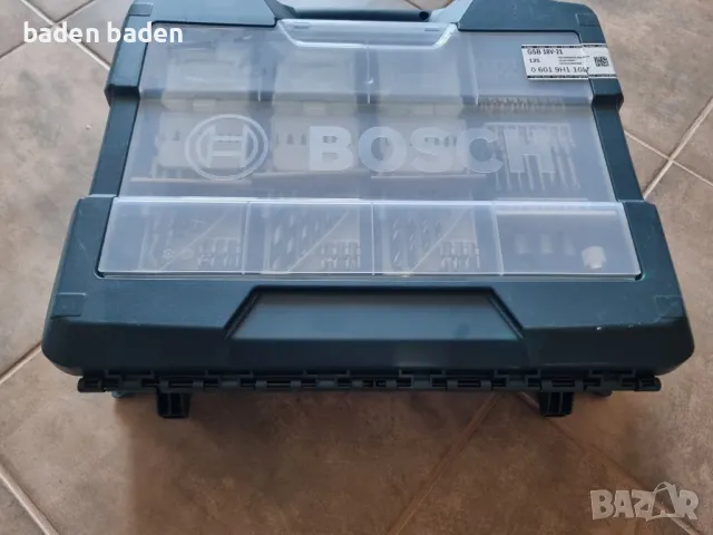 Bosch - куфар за винтоверт с органайзер и накрайници