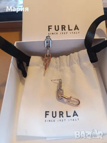 Дамски обеци Furla, снимка 2 - Обеци - 50047138