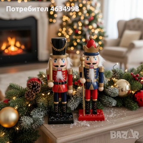 Дървена Коледна фигурка – Малък детайл, голям празничен уют