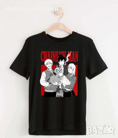 Аниме тениска Chainsaw Man, снимка 1 - Тениски - 38203308