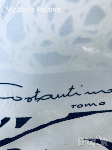 Дизайнерски шал GIORGIO PASSIGATTI коприна, снимка 4 - Шалове - 29846337