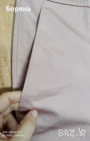 НАМАЛЕН - Twinset Нов елегантен розов панталон, снимка 6 - Панталони - 36990873