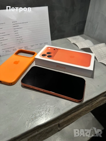 КАТО ЧИСТО НОВ Iphone 17 Pro Max Orange + 2г Гаранция, снимка 5 - Apple iPhone - 54281310