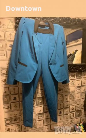 ATMOSPHERE син дамски костюм#slim fit# комплект от панталон и сако в Костюми  в гр. Пловдив - ID29267205 — Bazar.bg