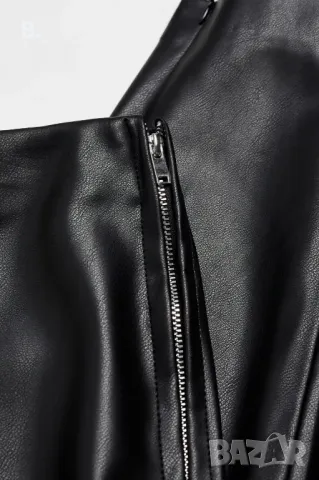 Кожен панталон slim, снимка 4 - Панталони - 49897454