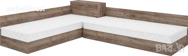 Ъглови легла с ракла + Матраци.Най-ниска цена!