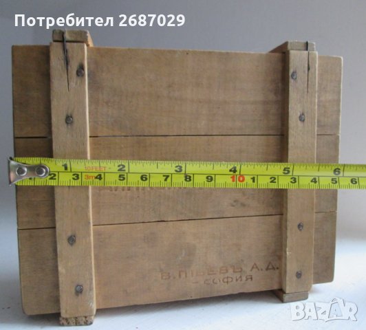 стара дървена кутия, хумидор, снимка 6 - Антикварни и старинни предмети - 31812766