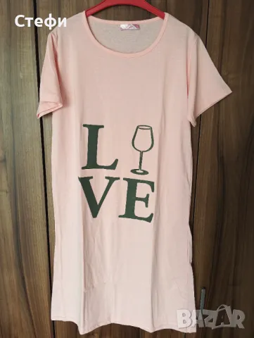 Дамска нощница къс ръкав L, снимка 2 - Нощници - 48848134