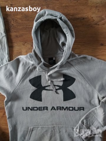 Under Armour Rival Fleece Logo - страхотно мъжко горнище КАТО НОВО, снимка 5 - Спортни дрехи, екипи - 38310769
