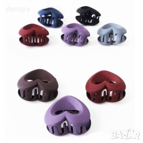 4053 Малка шнола за коса Сърце, 4 см, снимка 2 - Аксесоари за коса - 42334890