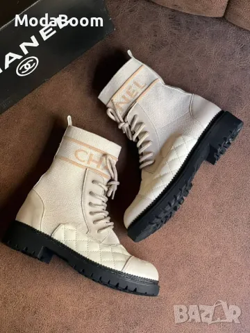 Ch🅰️nel дамски боти Различни цветове , снимка 10 - Дамски боти - 48452698