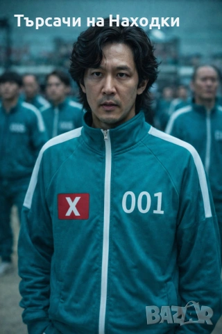 Горнище суичър от Игра на Калмари играч 001 Squid Game sweatshirt hoodie размер S Small, снимка 4 - Суичъри - 50957404