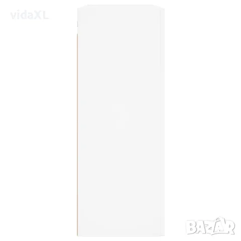 vidaXL Стенен шкаф бял 69,5x34x90 см инженерно дърво, снимка 8 - Бюфети - 56148147