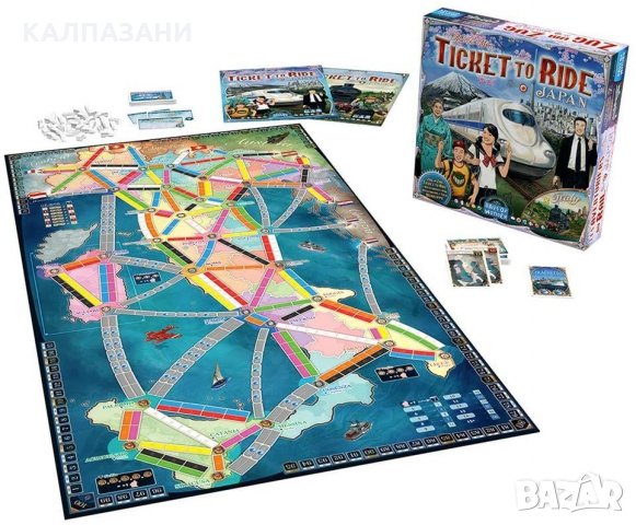 Ticket to Ride - Japan & Italy Разширение за настолна игра, снимка 2 - Игри и пъзели - 34215471