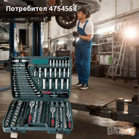 Гедоре Stark's от 216 части - пълен комплект инструменти за домашна и професионална употреба