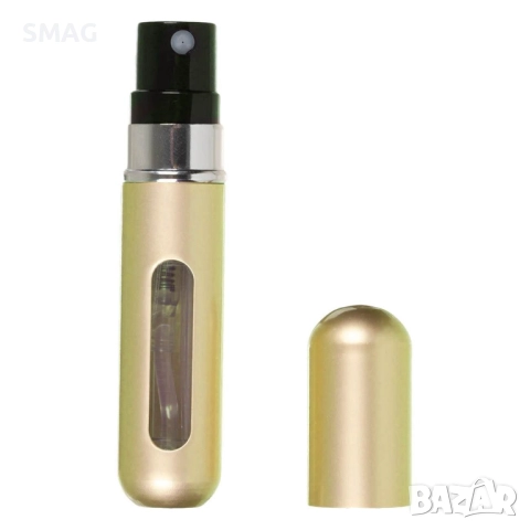 Шишенце за парфюм с пълнене отдолу, златисто – 5 мл_1202587, снимка 2 - Други - 52328518