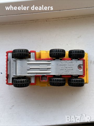 Метална количка Matchbox 1973 BIG TIPPER K-4 LAING, снимка 9 - Колекции - 39977604
