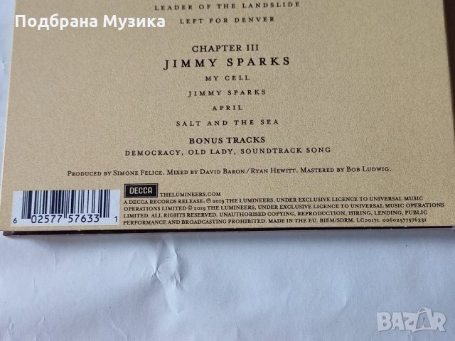 Тhe Lumineers - III, снимка 4 - CD дискове - 34091077