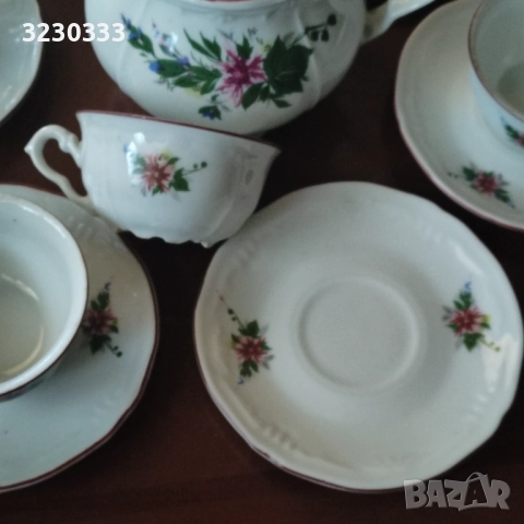 Порцеланов сервиз за кафе барок, снимка 7 - Сервизи - 52192847
