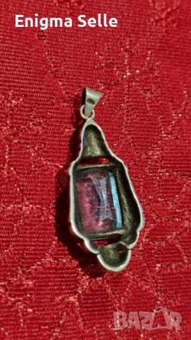 Винтидж немска сребърна висулка 800 проба , снимка 5 - Колиета, медальони, синджири - 52515492