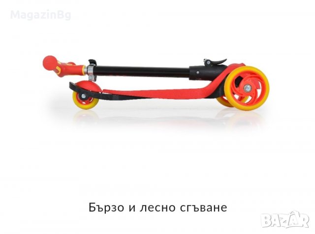 ТРОТИНЕТКА DISNEY CARS СГЪВАЕМА LS2111 Trotinetka , снимка 2 - Скутери и тротинетки - 38597793