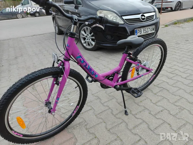 CROSS Велосипед 24" ALISSA лилав, снимка 7 - Велосипеди - 56528900