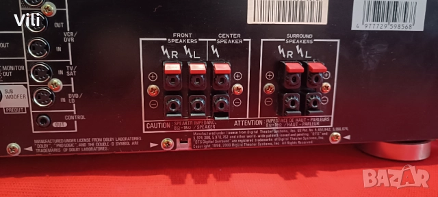 Pioneer-VSX-D511, снимка 6 - Ресийвъри, усилватели, смесителни пултове - 52206211