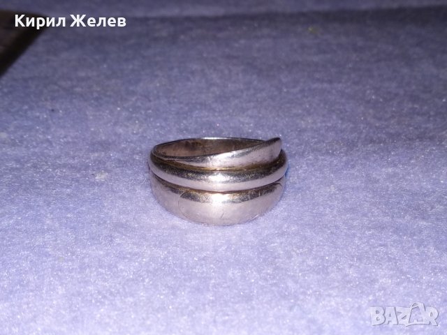СТАР СТИЛЕН СРЕБЪРЕН ПРЪСТЕН СРЕБРО 925 РЪЧНА МАЙСТОРСКА РЕТРО АРТ ИЗРАБОТКА 36419, снимка 13 - Пръстени - 39460664