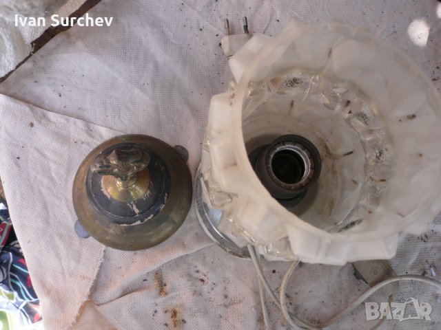 нощна лампа от соца бронзова, снимка 6 - Колекции - 37162681