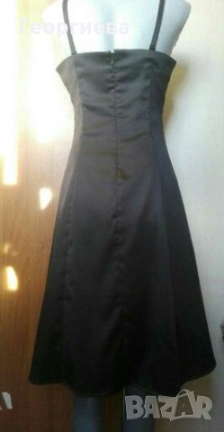 Нова черна рокля👗🍀М, М/L 👗🍀арт.589, снимка 4 - Рокли - 29562622